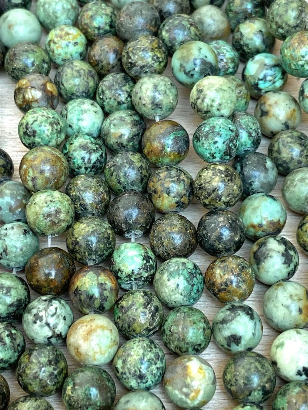 Pietre preziose: Africa Turquoise 6 mm – Nuovo e nell'imballaggio originale da Niederrohrdorf venduto da Ytobi
