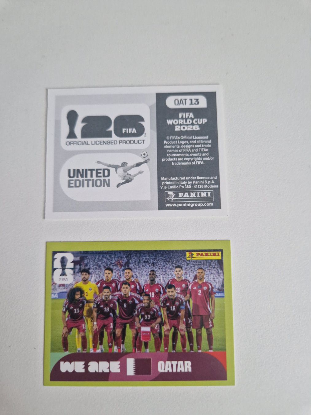 Panini Sammelbilder & Trading cards: Panini Sticker QAT13 – Neu (gemäss Beschreibung) aus Stüsslingen von white_angel86