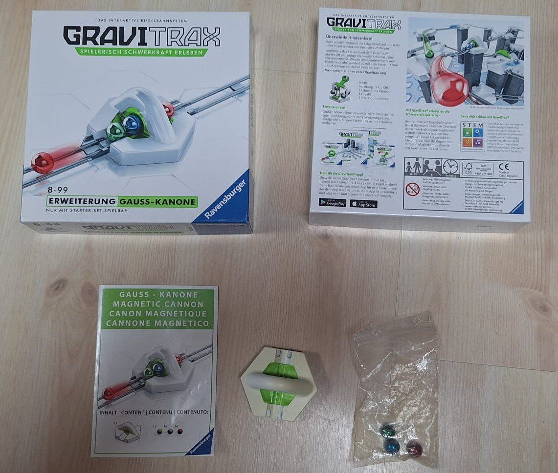 Ravensburger Giocattoli: Gravitrax Kugelbahn Starter-Set + 6 Erweiterungen – Usato da Wünnewil venduto da ofily 1