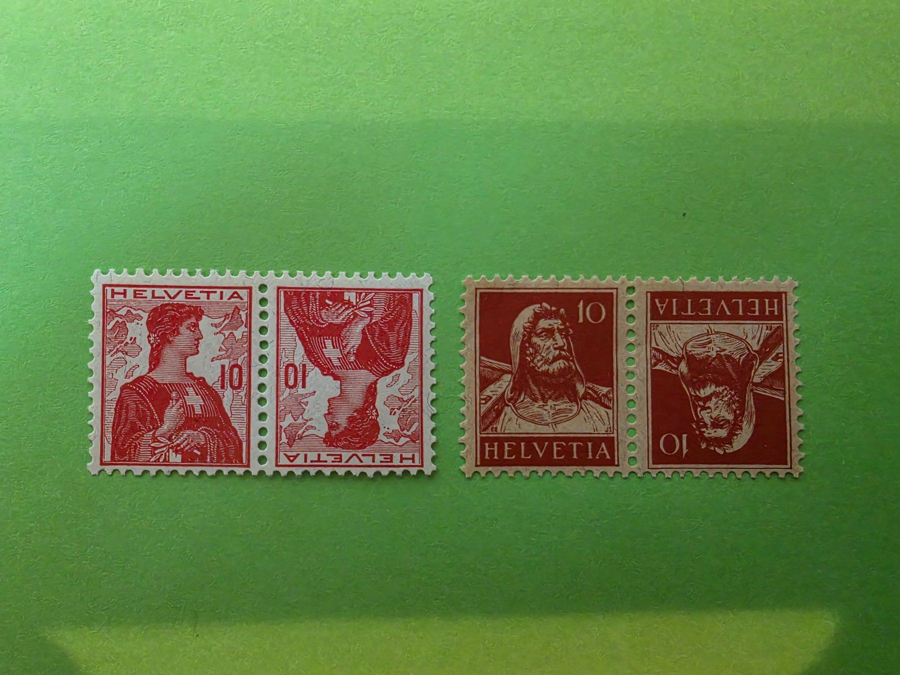 Alle Briefmarken: Kehrdrucke K4+K8, mit Gummi, postfrisch** – Neu (gemäss Beschreibung) aus Leimbach AG von jaja79