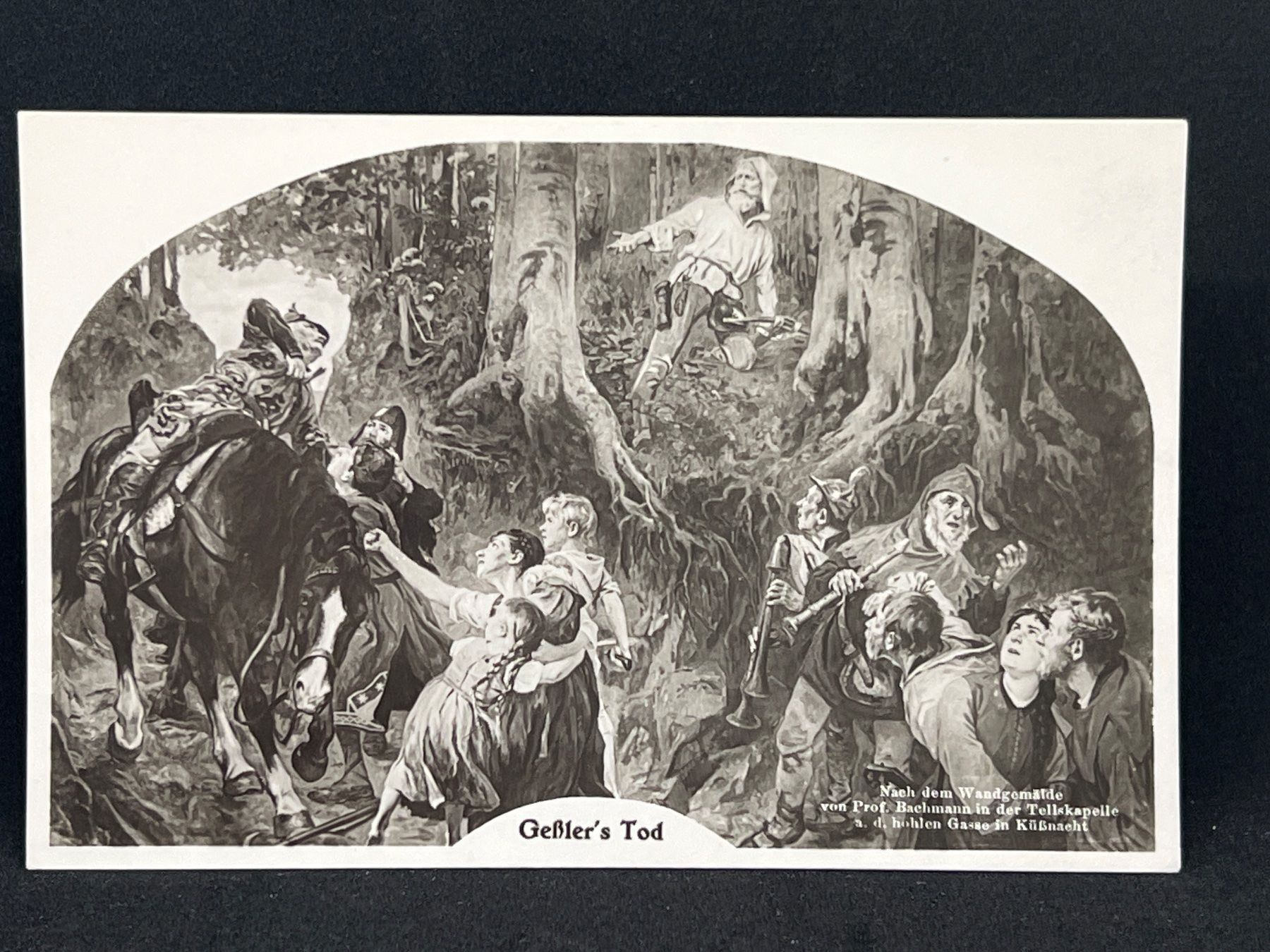 Cartoline postali: Gessler's Tod (Wandgemälde) – Usato da Widnau venduto da Brusi9