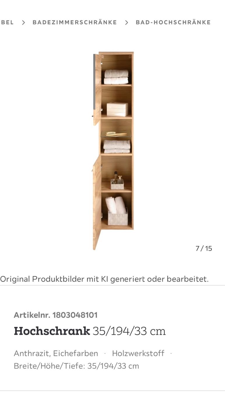 Mömax Installations & Meubles: Badezimmermöbel-Set Mömax – D'occasion à Weier im Emmental par ruc_ykk5 2