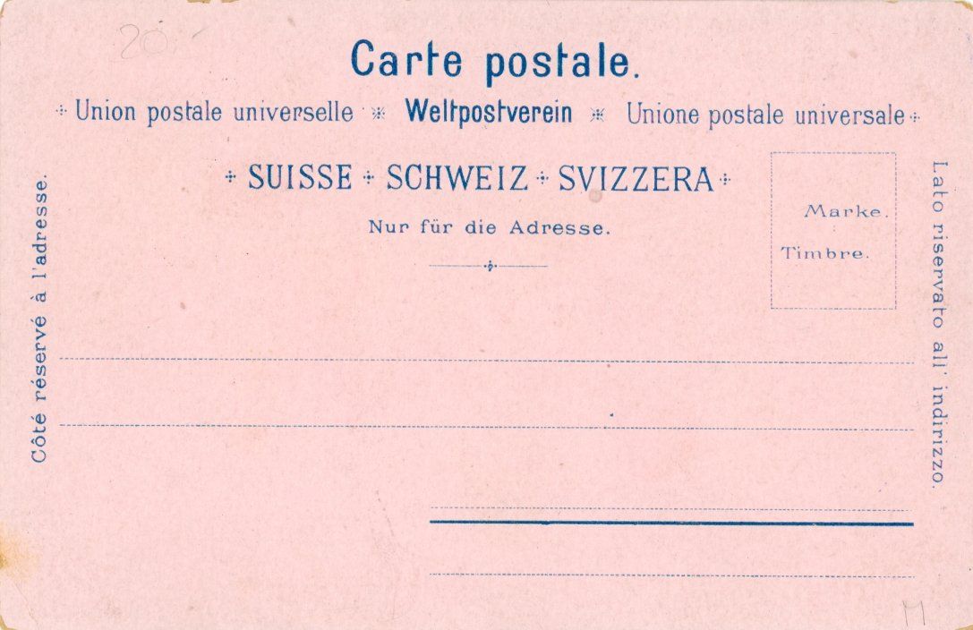 Cartoline postali: Beatenberg   BE  mit Hôtel BELLEVUE     ca. 1900 – Usato da Brig venduto da Valcards54 1