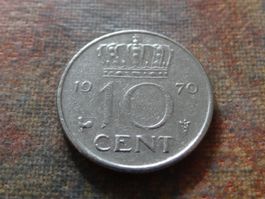 PAYS-BAS  Nederland  10  Cent  1970
