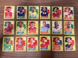 18 seltene Panini Sticker
