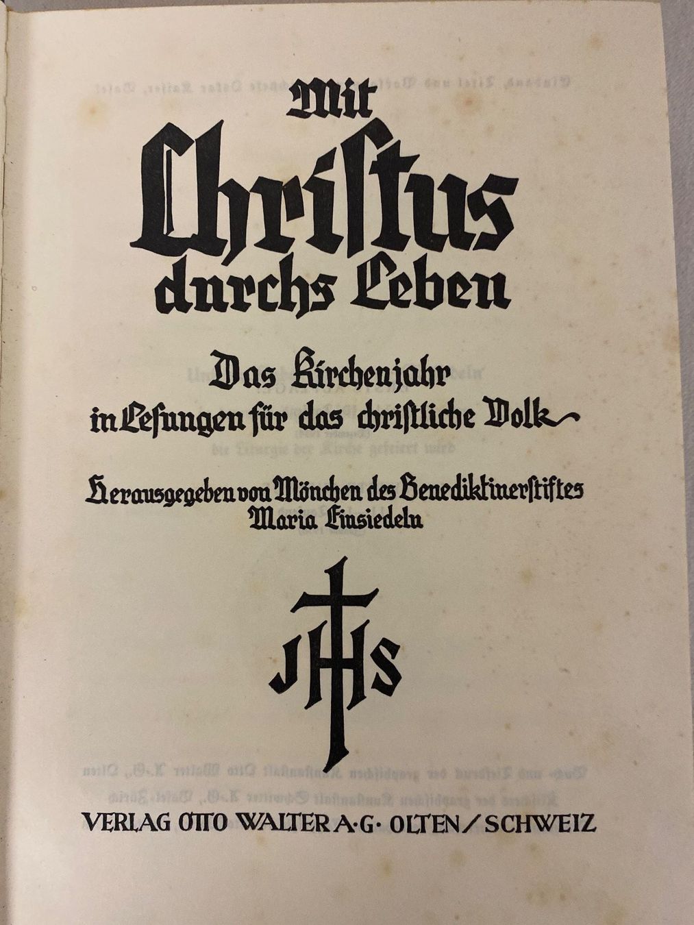 Libri: Mit Christus durchs Leben - Kirchenjahr – Usato da sursee venduto da trilli-tralli 2