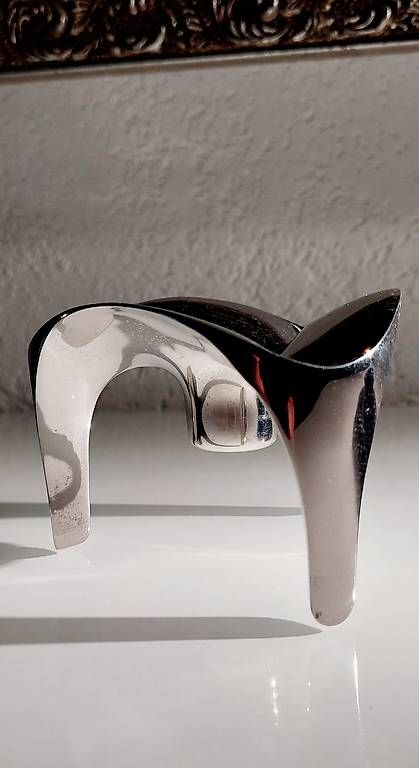 Portacandele: 2 Designer Kerzenhalter Chrom – Usato da Gwatt (Thun) venduto da ARC_TERYX 3