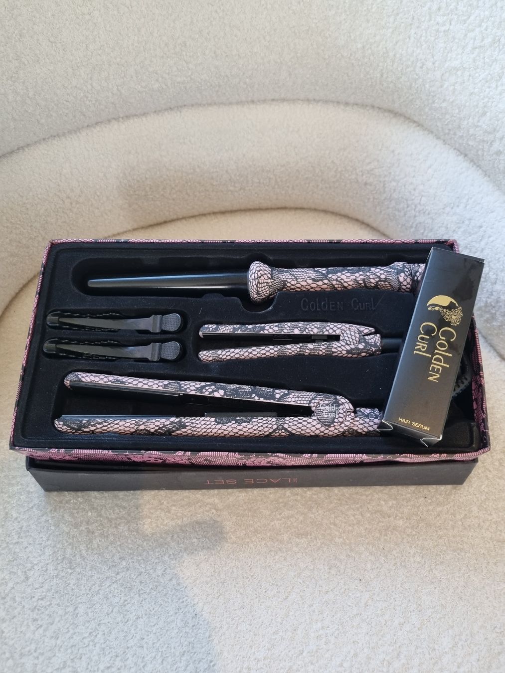 Piastre & Arricciacapelli: Golden Curl Set Neu ungebraucht – Nuovo e nell'imballaggio originale da Spreitenbach venduto da Chr_De75