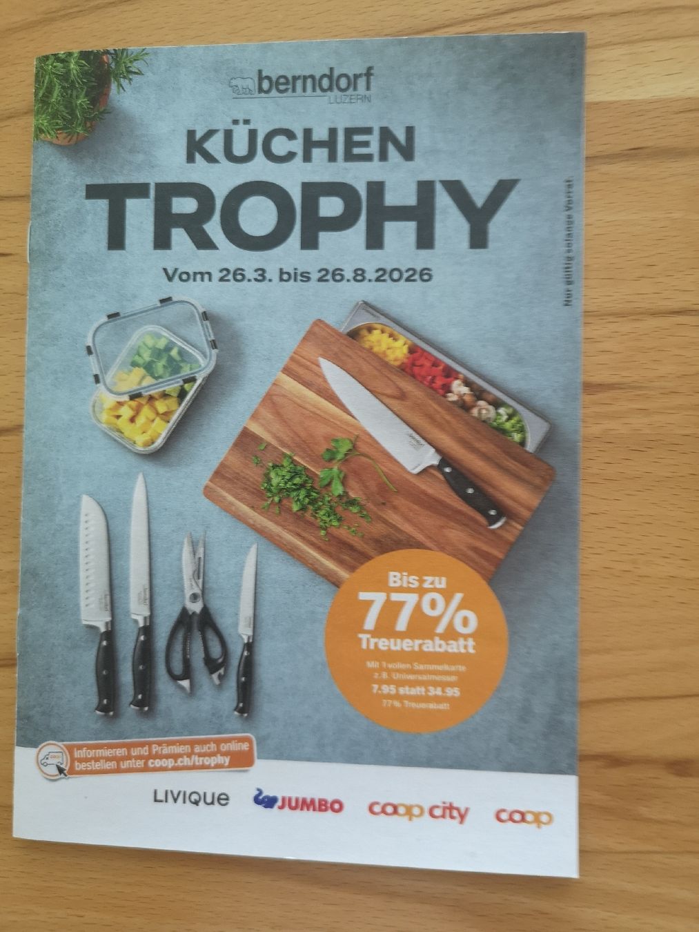 Coop Raccolte di bollini & punti: Coop Sammelmarken Trophy – Nuovo e nell'imballaggio originale da Oberentfelden venduto da SWISS027