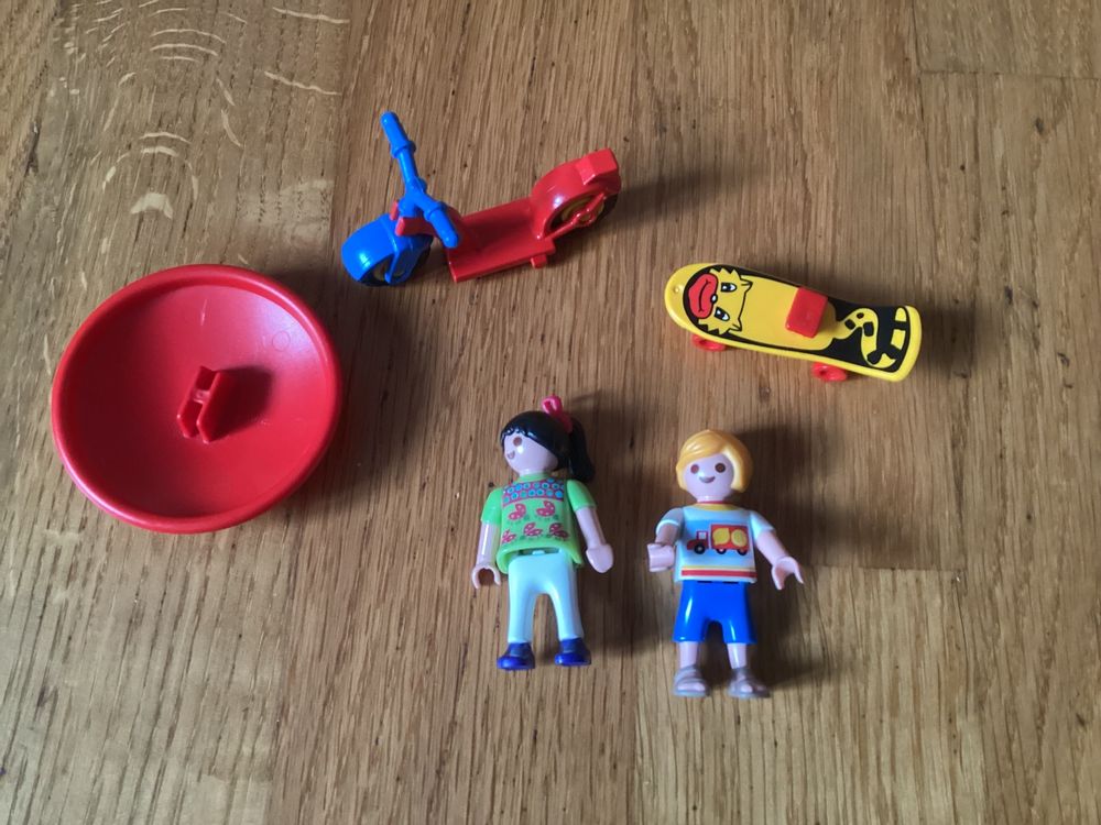 PLAYMOBIL Sport 3709 Skateboard Vert - Ruote Gialle - Usato, Bundle