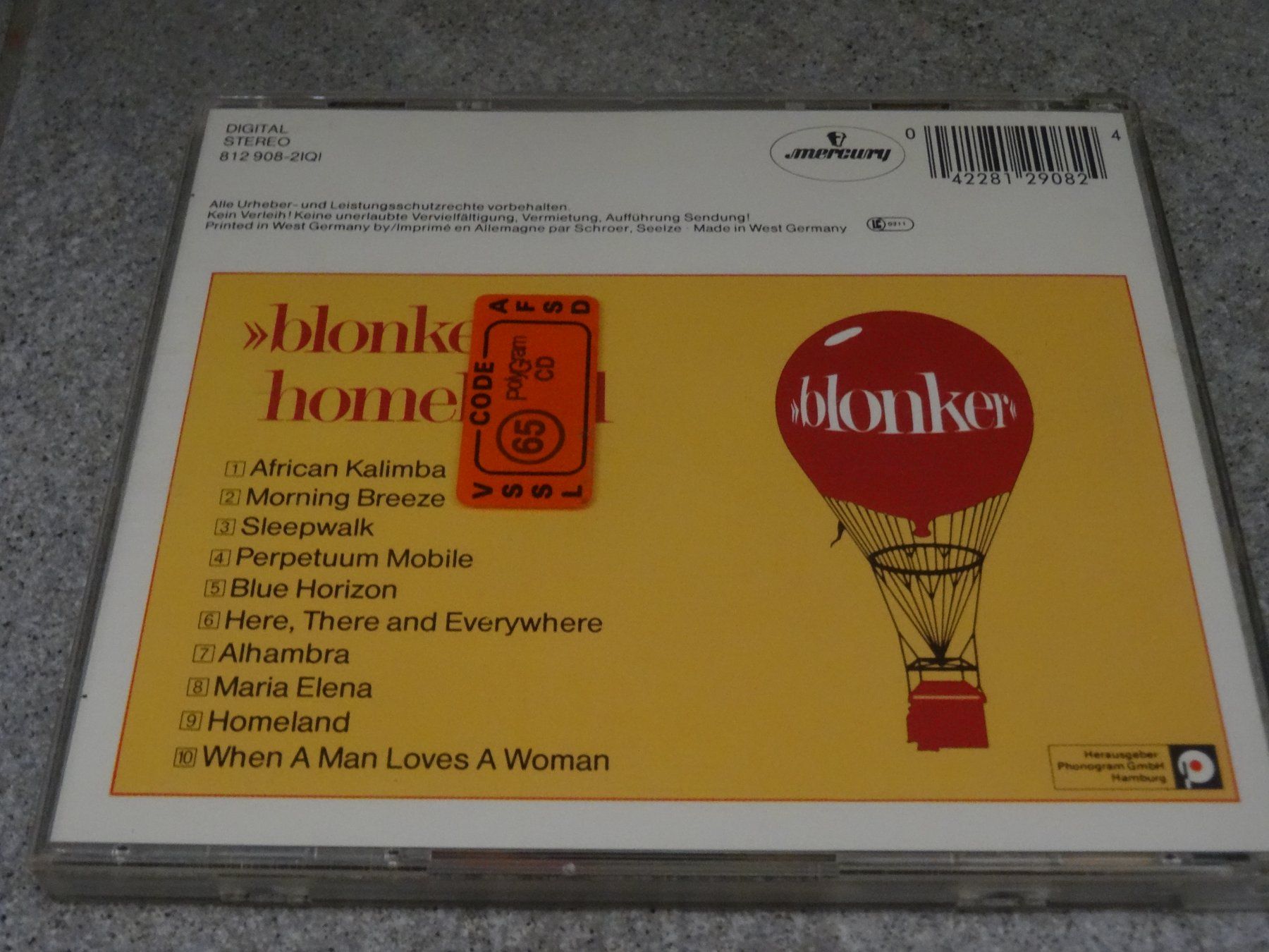 CDs: Blonker - Homeland CD – Gebraucht aus Olten von Disc-Ausverkauf 1