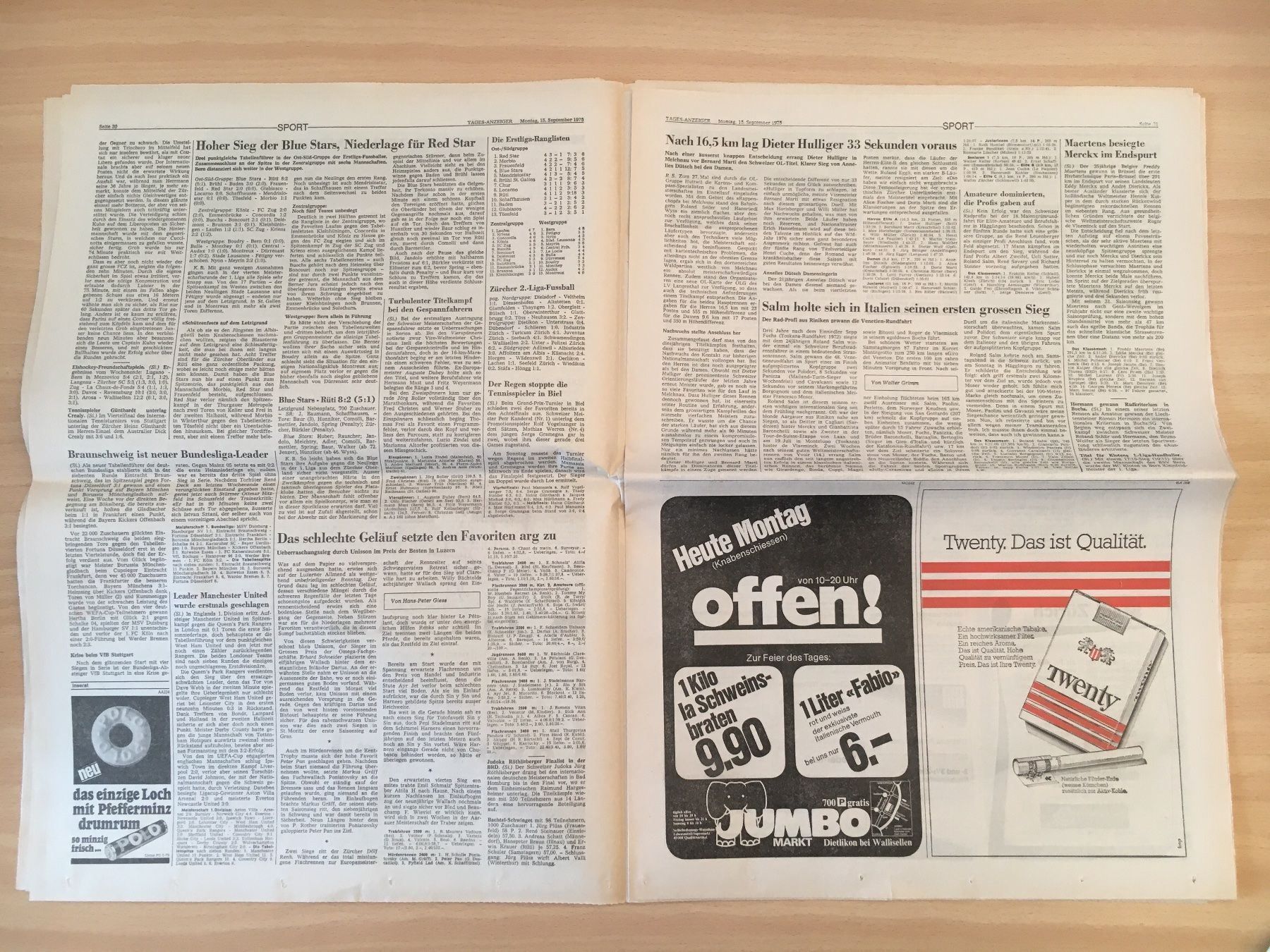 Zeitschriften & Magazine: Tagesanzeiger vom 15. September 1975 – Gebraucht aus Luzern von Jiggy_8898 6