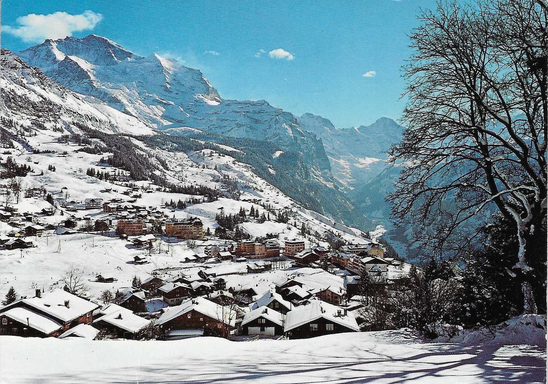 Cartoline postali: Wengen Wintersportzentrum BE – Usato da Rothrist venduto da Stranglehold
