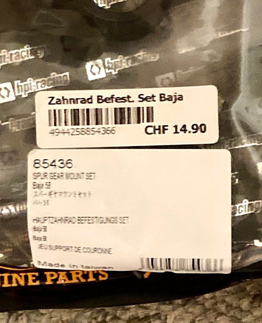HPI RC Modellbau: HPI Jeu de Support Couronne Baja 5B 85436 – Neu und originalverpackt aus Trélex von Arnaudyak 3