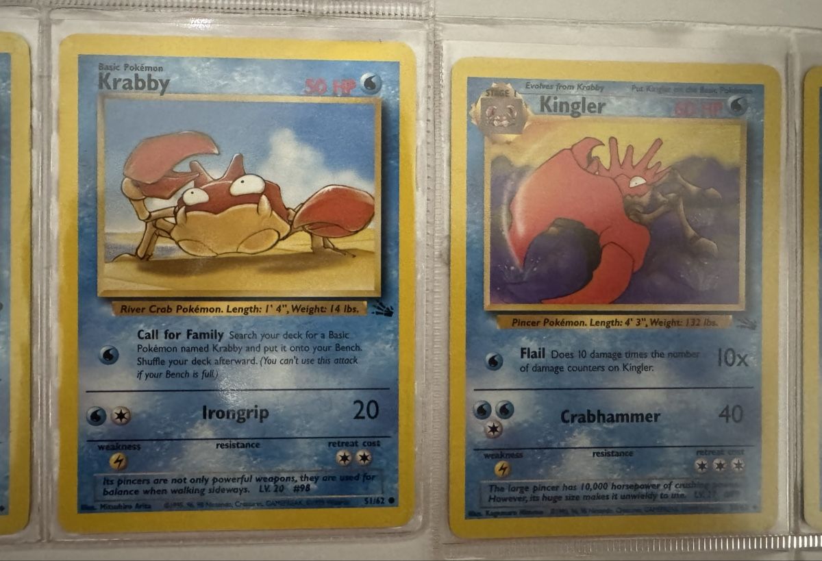 Pokémon Carte collezionabili: Pokemon Krabby and Kingler, – Nuovo (secondo la descrizione) da Aarau Rohr venduto da mic_d6nr