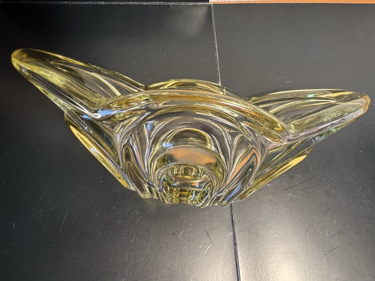 Murano Ciotole: Murano Kristall Schale 50iger Jahre – Usato da siebnen venduto da minte 3