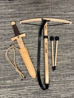 Fantashion Holz-Spielzeug Set: Drachendolch & Armbrust