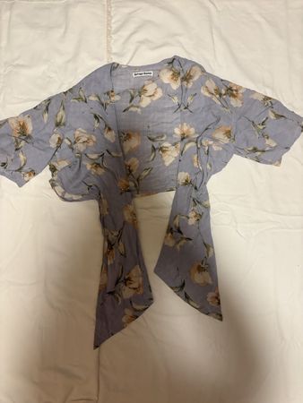 Damen Bluse Savage Honey floral blau wie neu