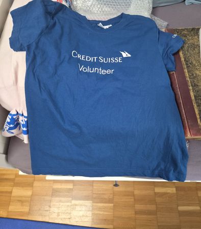 Credit Suisse Volunteer T-Shirt Gr M Blau