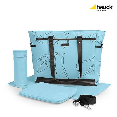 Trendige Wickeltasche "Sammy Bag" blau