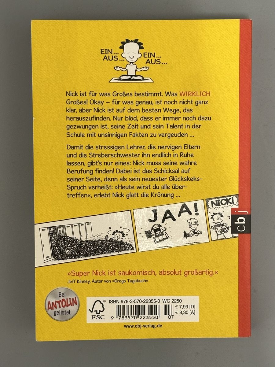 Bücher: Super Nick - Bis später, ihr Pfeifen. Comic Roman top! – Neu (gemäss Beschreibung) aus Neerach von Matug1248 1