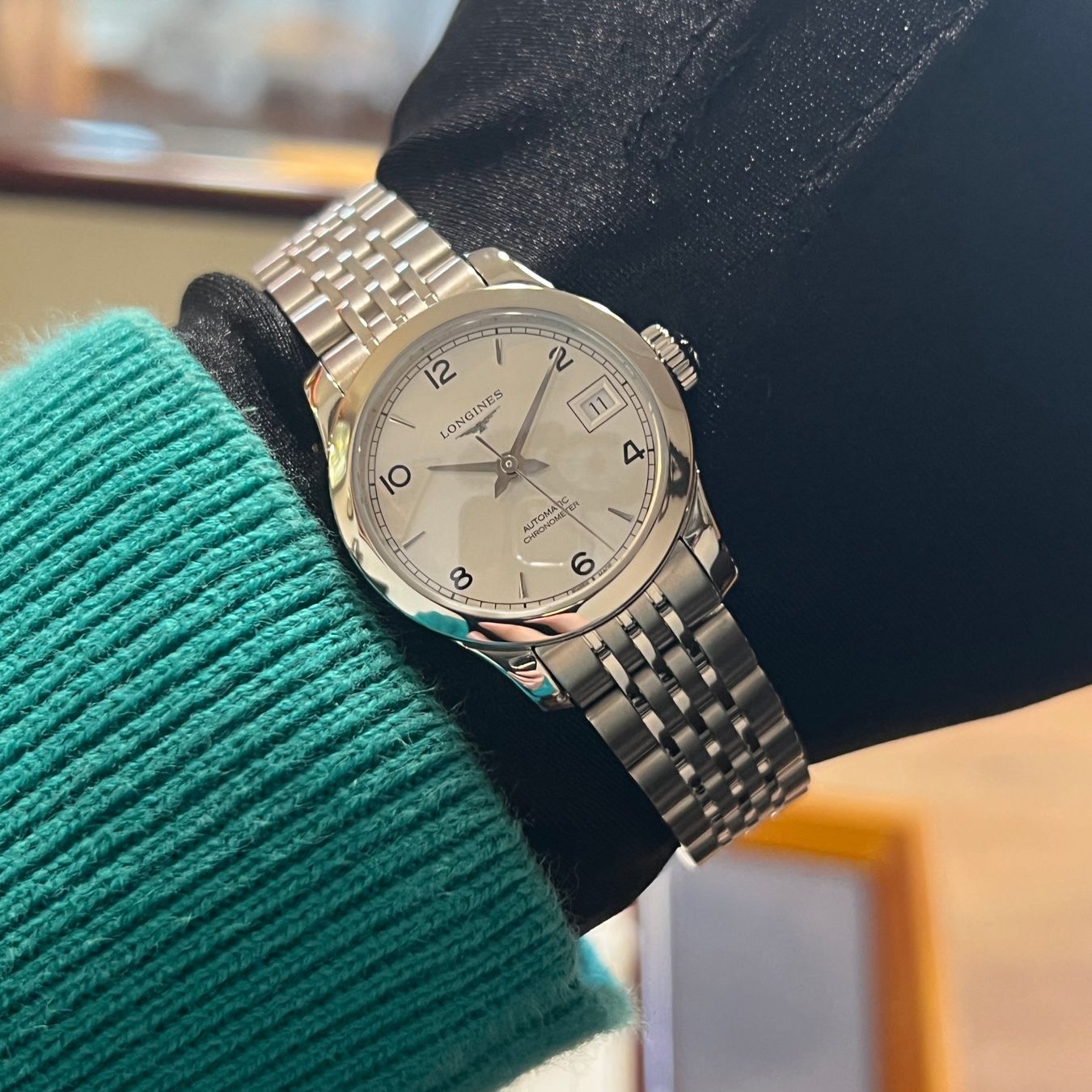 Longines Uhren: Longines Record Lady Automatic Full Set L2.320.4.76.6 – Gebraucht aus Carouge GE von Watchaser 3