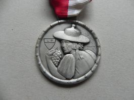Medaille Schweiz Tracht Trachtenfest Kanton Waadt VD 1968