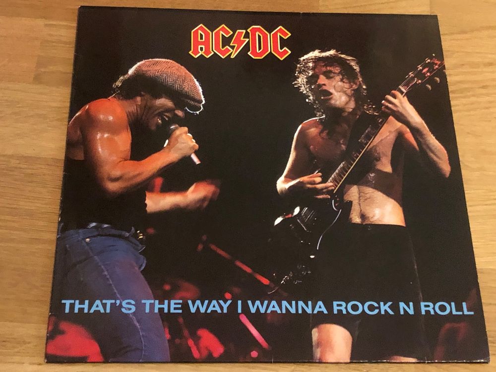 Ac Dc Maxi 45rpm That‘s The Way I Wanna Rock N Roll Kaufen Auf Ricardo