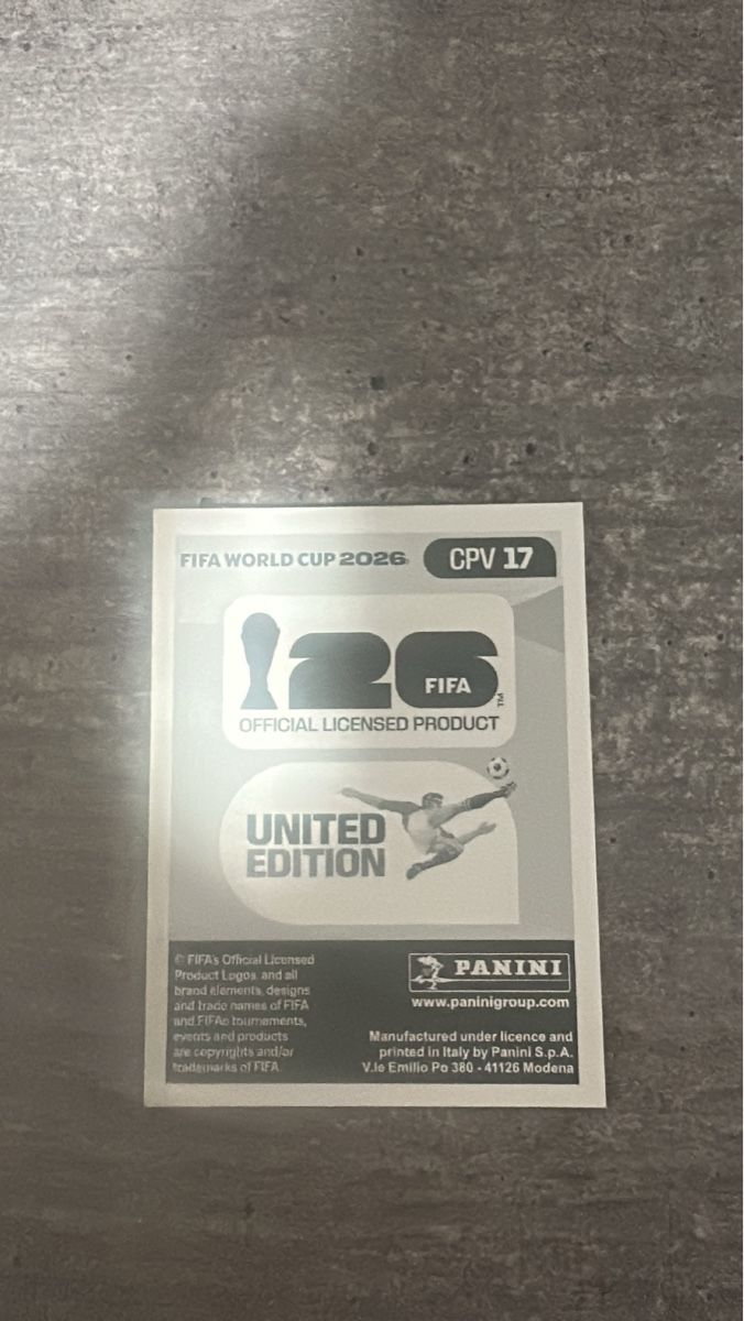 Panini Carte collezionabili: CPV 17 , FIFA WORLD CUP 2026 PANINI  – Nuovo (secondo la descrizione) da Frauenfeld venduto da 1PegPeg1 1
