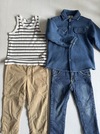 Kinderkleidung 4 Teile Grösse 92/98