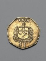 1 Dollar Samoa 1984 pièce monnayée en bon état