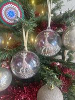 Lot de 2 Boules de Noël, Sophie la Girafe
