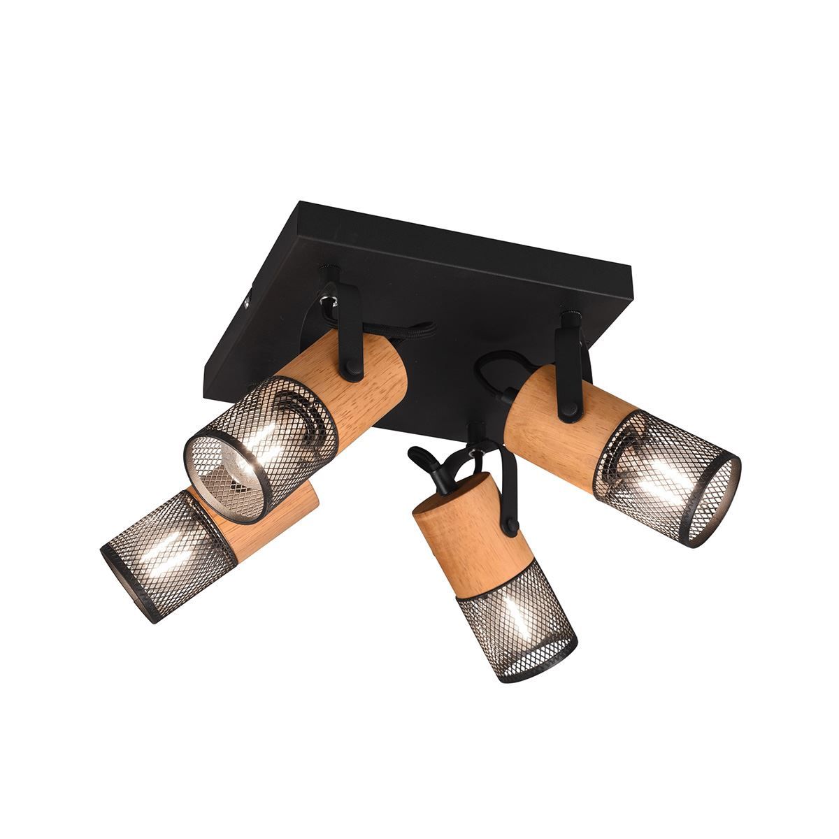 Kronleuchter & Deckenlampen: Deckenleuchte, Holz, 22 cm x 22 cm – Neu (gemäss Beschreibung) aus Kreuzlingen von Smart-Light 3