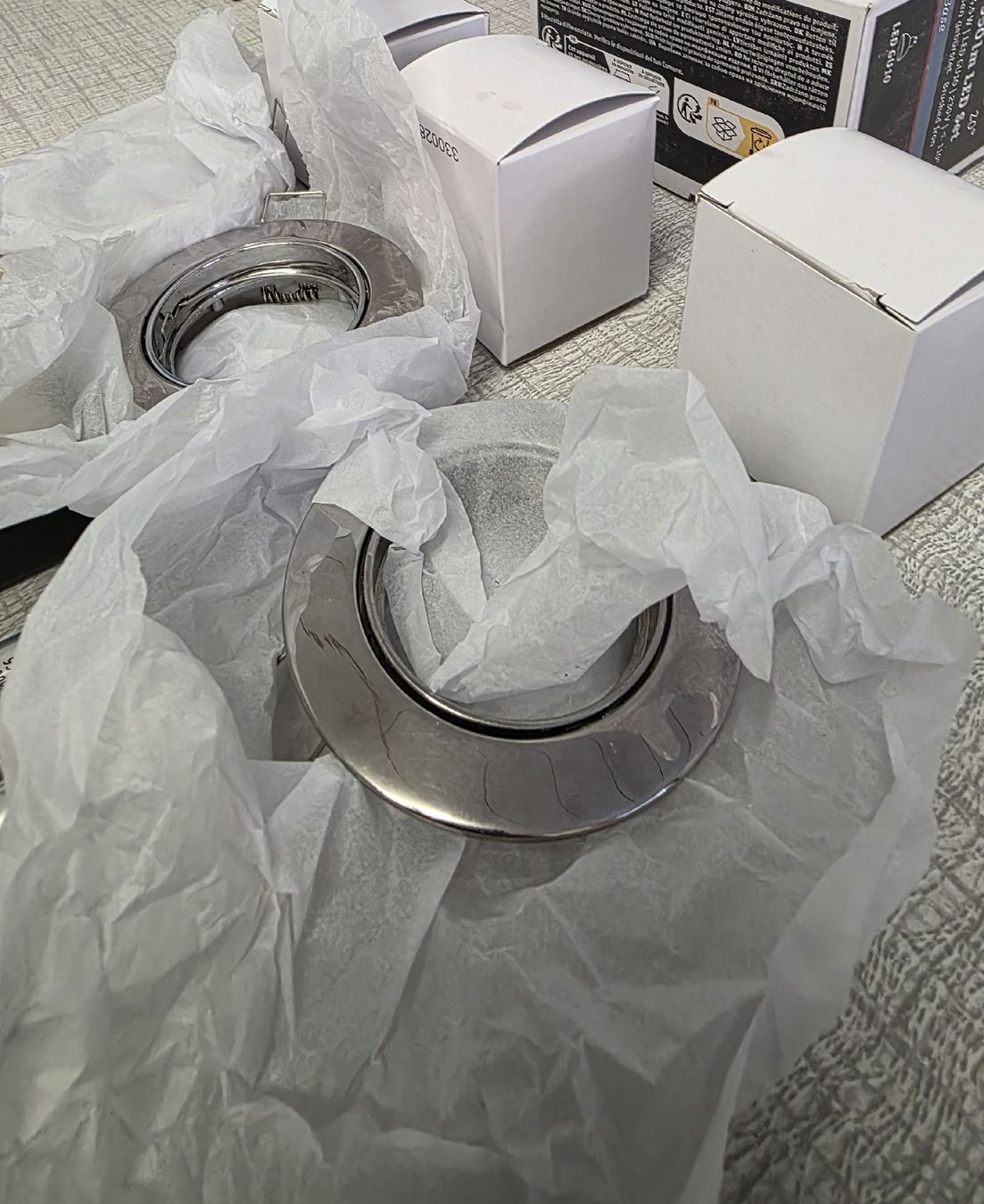 Lampadari & plafoniere: Paulmann LED Einbauspots, 3er Set, neuwertig, Eisen gebürste – Nuovo e nell'imballaggio originale da Haldi b.Schattdorf venduto da jos_vy29 1