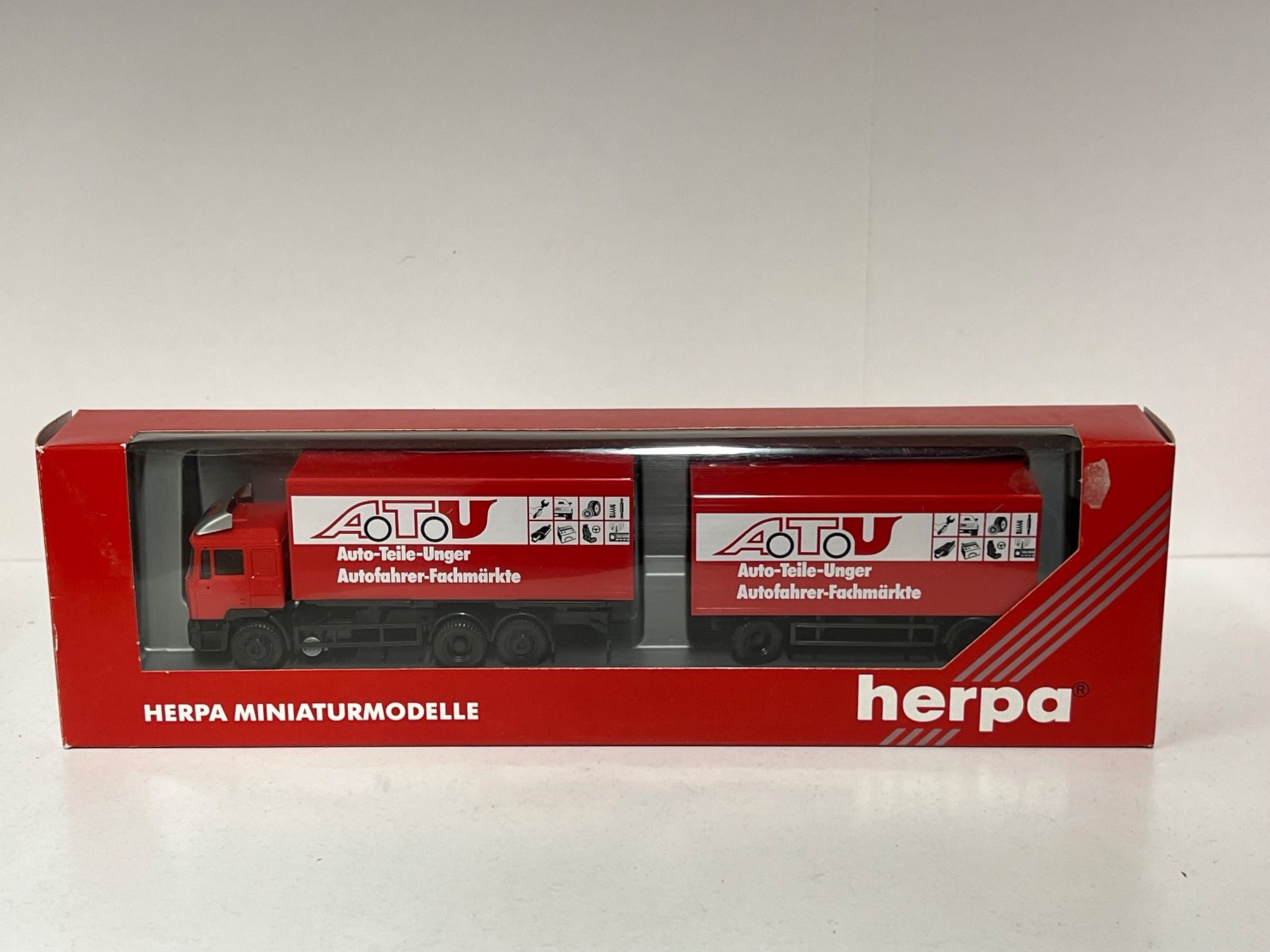 Herpa Modellini di ferrovie: Herpa 142632 ATU  LKW   1:87 – Nuovo (secondo la descrizione) da Neuenhof venduto da ludovicco