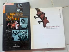 2 livres jazz et rock