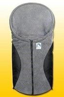 Winter-Fusssack "Eisbärchen" schwar/grau SALE 80%