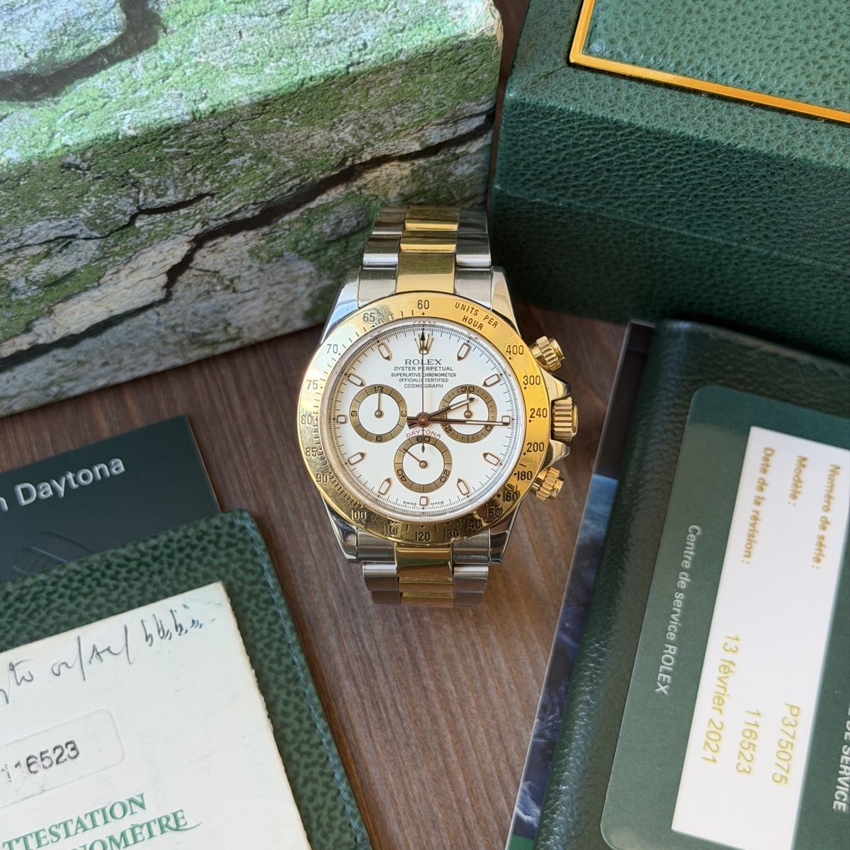 Rolex Uhren: Rolex Daytona 116523 Full Set – Gebraucht aus Genève von mgcrd