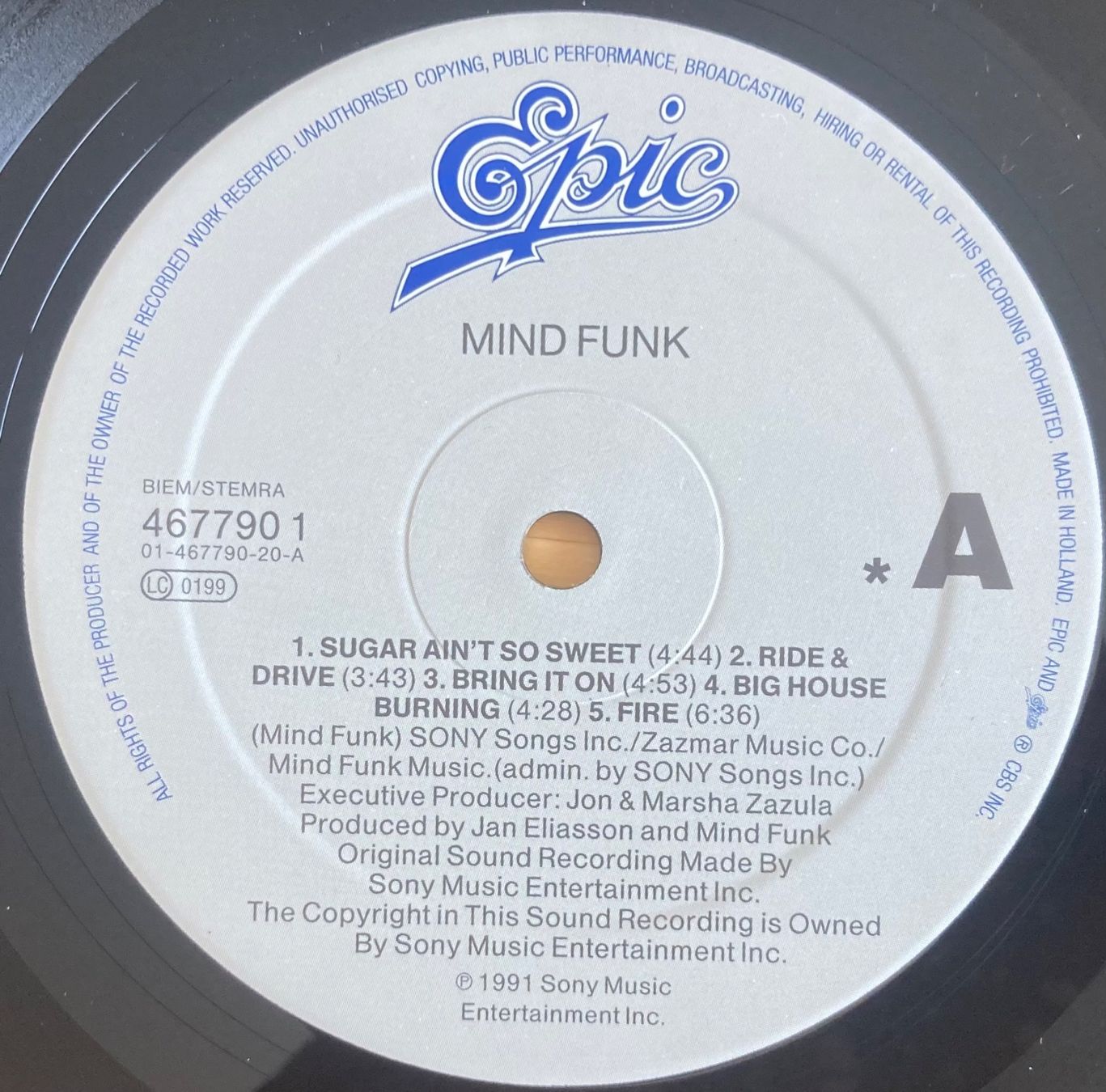 Schallplatten: MIND FUNK - MIND FUNK – Gebraucht aus Poliez-Pittet von Newtown-Records 3