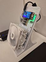 Neuwertiger Bitcoin Solo ASIC Miner Mining Rig Nerdqaxe++