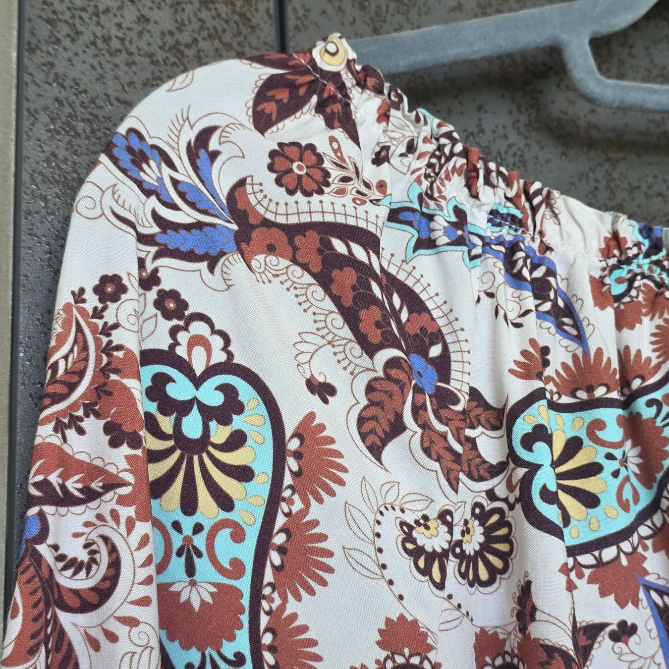 Camicette: 🐸 MULTIBLU BLUSE PAISLEY 38 BAUMWOLLE – Usato da Môtier (Vully) venduto da Frogs 6