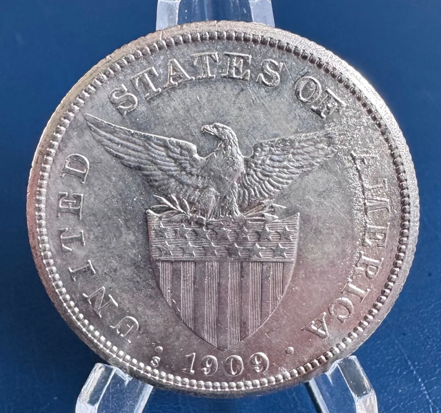 Tutti le monete: Philippinen 1 Peso 1909 s Silber – Usato da Ebikon venduto da Dmasterx 3
