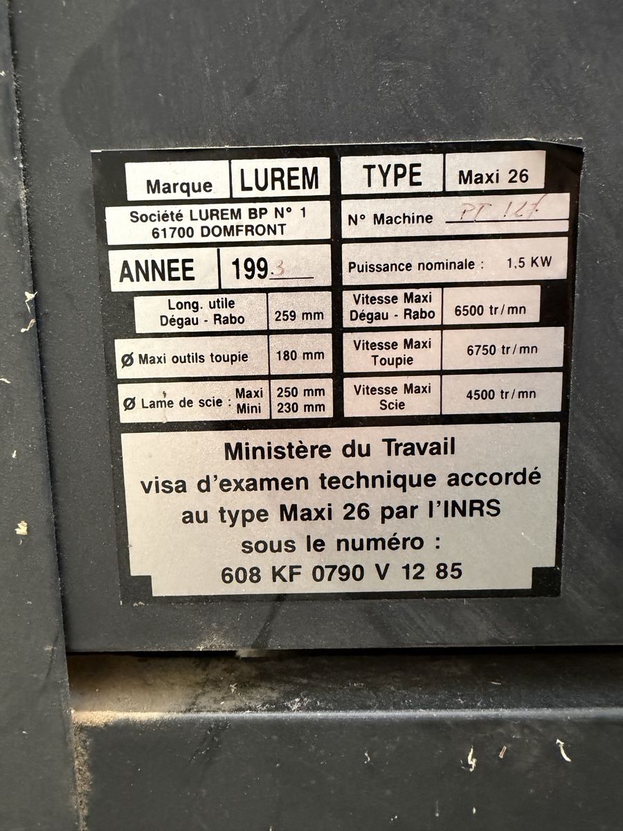 Toutes les machines: Kombimaschine Lurem Maxi26 – D'occasion à Bern par Chinni20 2