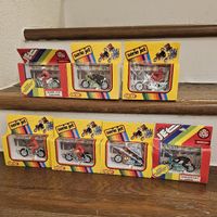Vintage GIODI / BARLUX Serie Jet Modellmotorräder – 7 Stück 