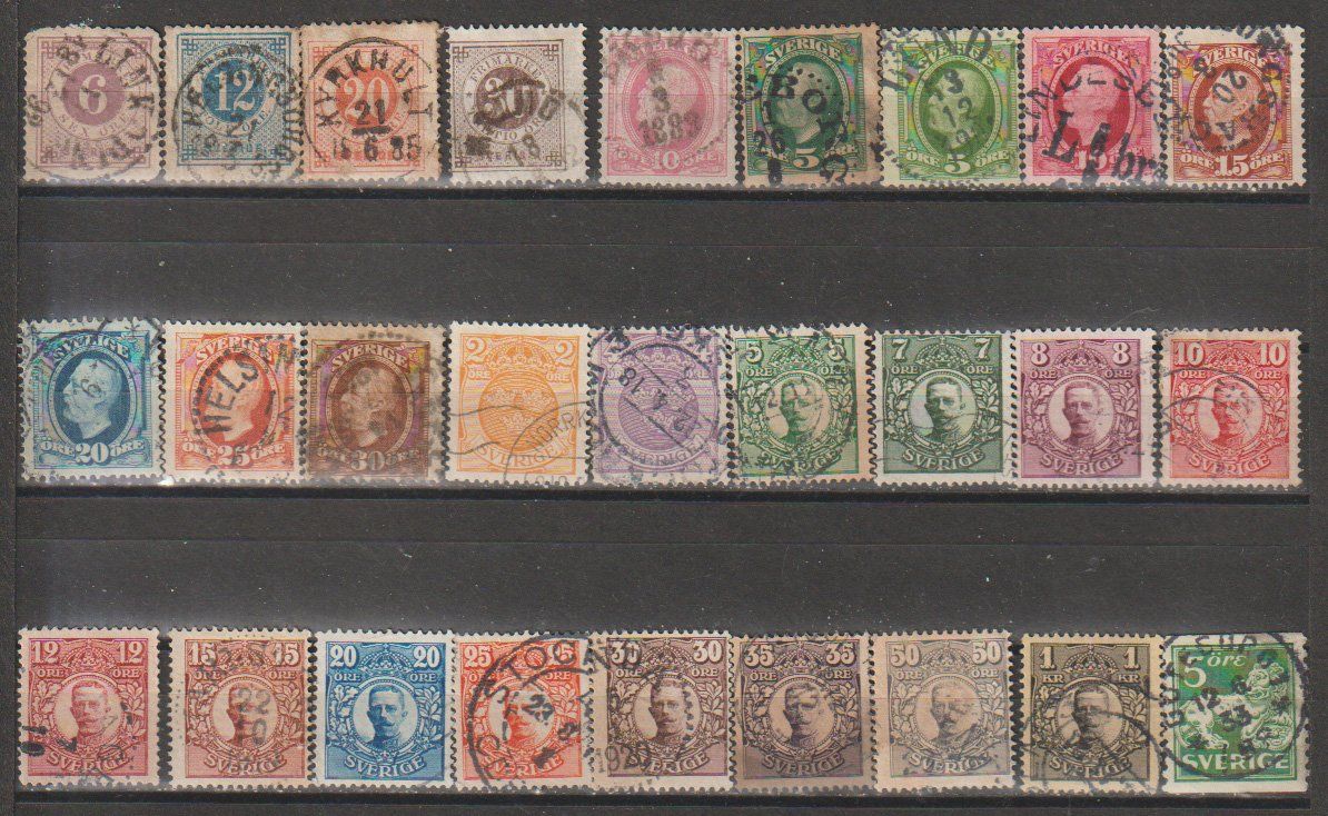 Tutti i francobolli: Suède collection variés – Usato da Crans-Montana venduto da kira56