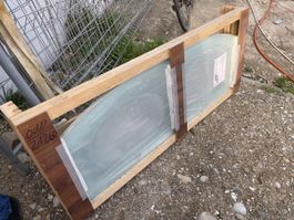 Doppelwaschtisch Glas Sonderanfertigung