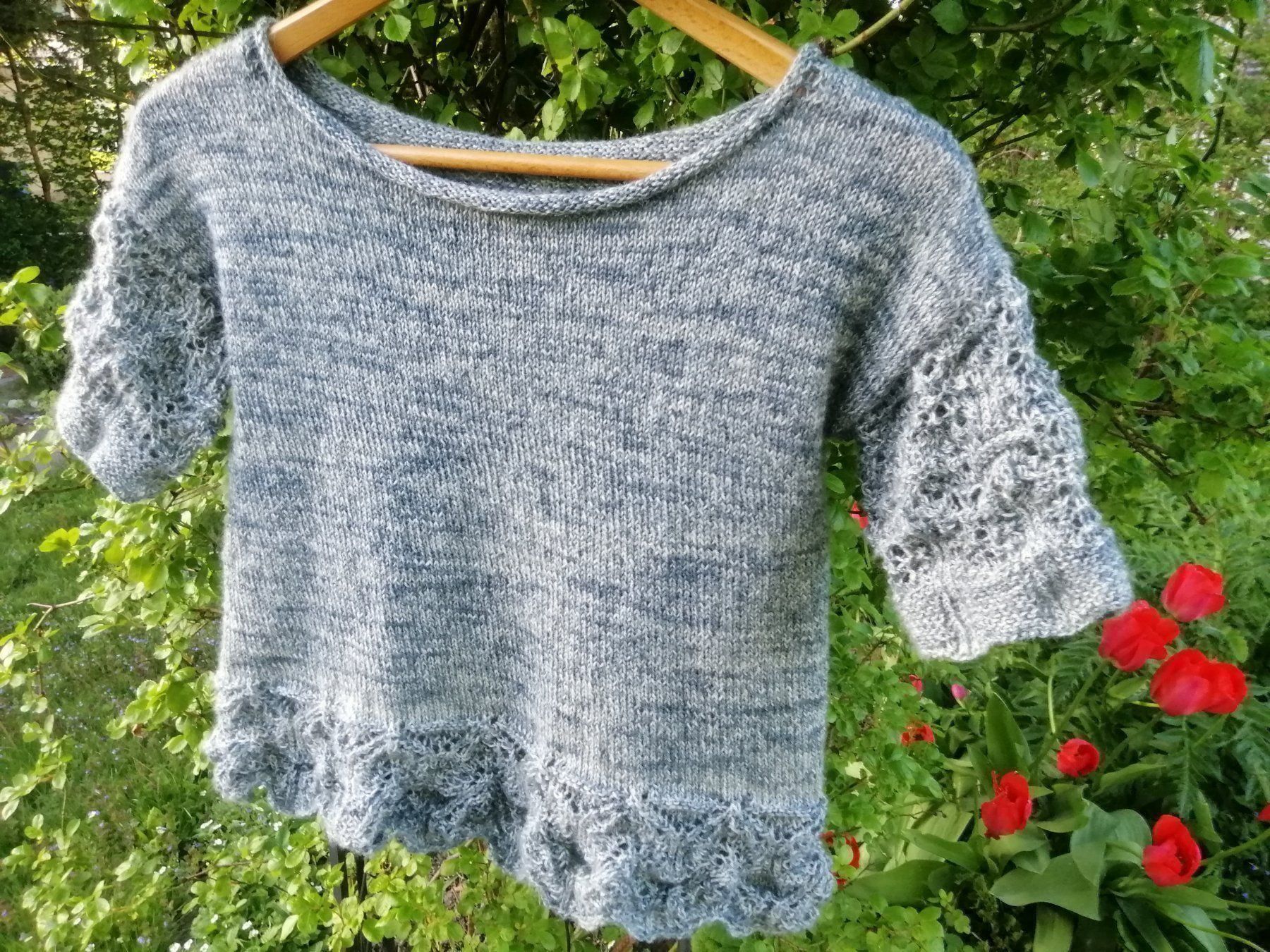 Maglioni & Felpe: Sommerpulli "Zirconium" Merino/Seide NEU – Nuovo (secondo la descrizione) da Langenthal venduto da Handstrick 5