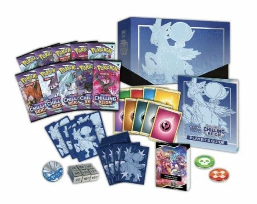 Pokémon Sammelbilder & Trading cards: 2021 Pokémon Sword & Shield Chilling Reign Elite Trainer Box – Neu und originalverpackt aus Matzendorf von SwissMagicKarten 4