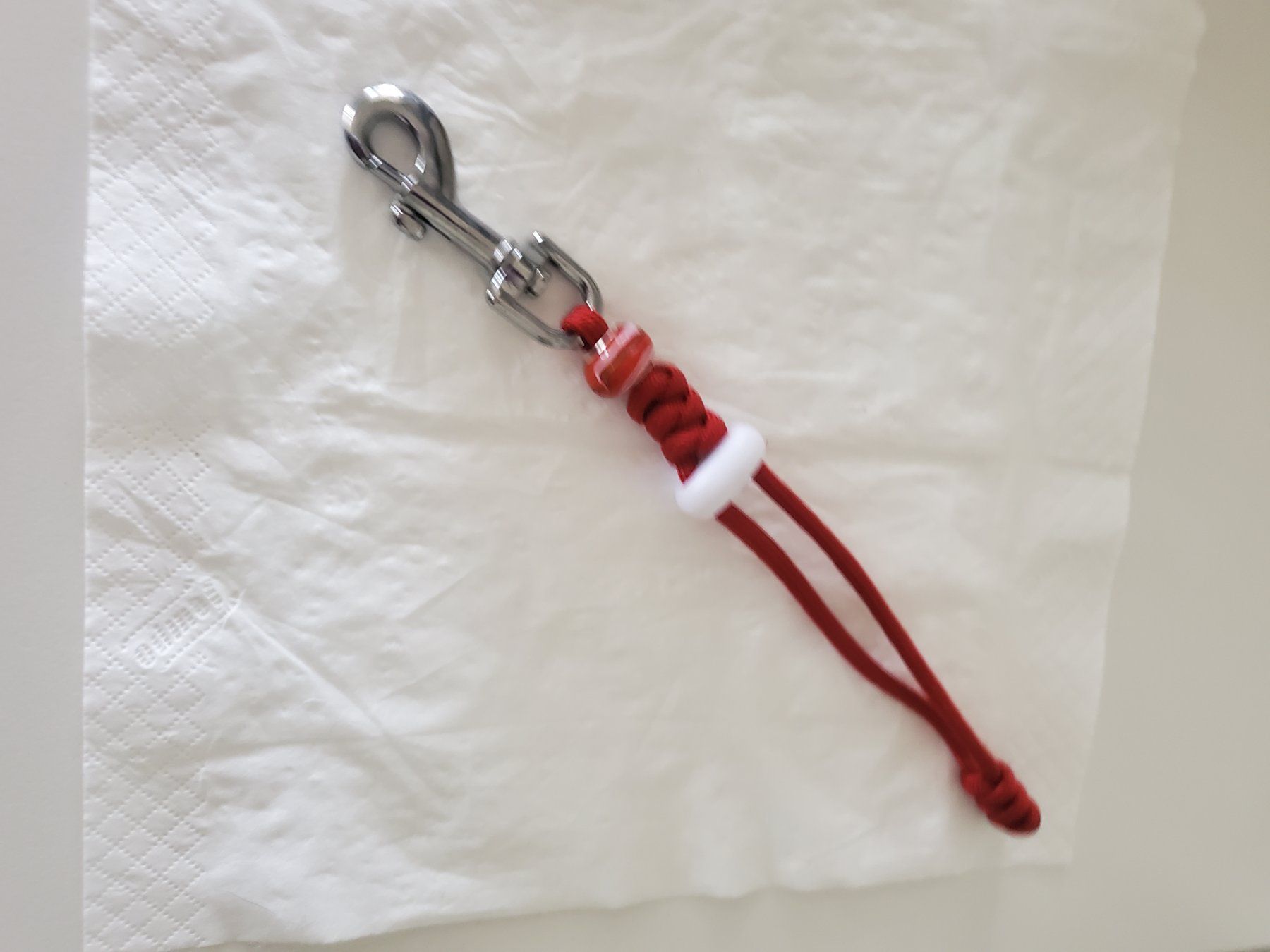Schlüsselanhänger & - bänder: Schlüsselanhänger Karabiner von  Kletterseil oder Boot Leine – Neu (gemäss Beschreibung) aus Unterägeri von 0alfa0
