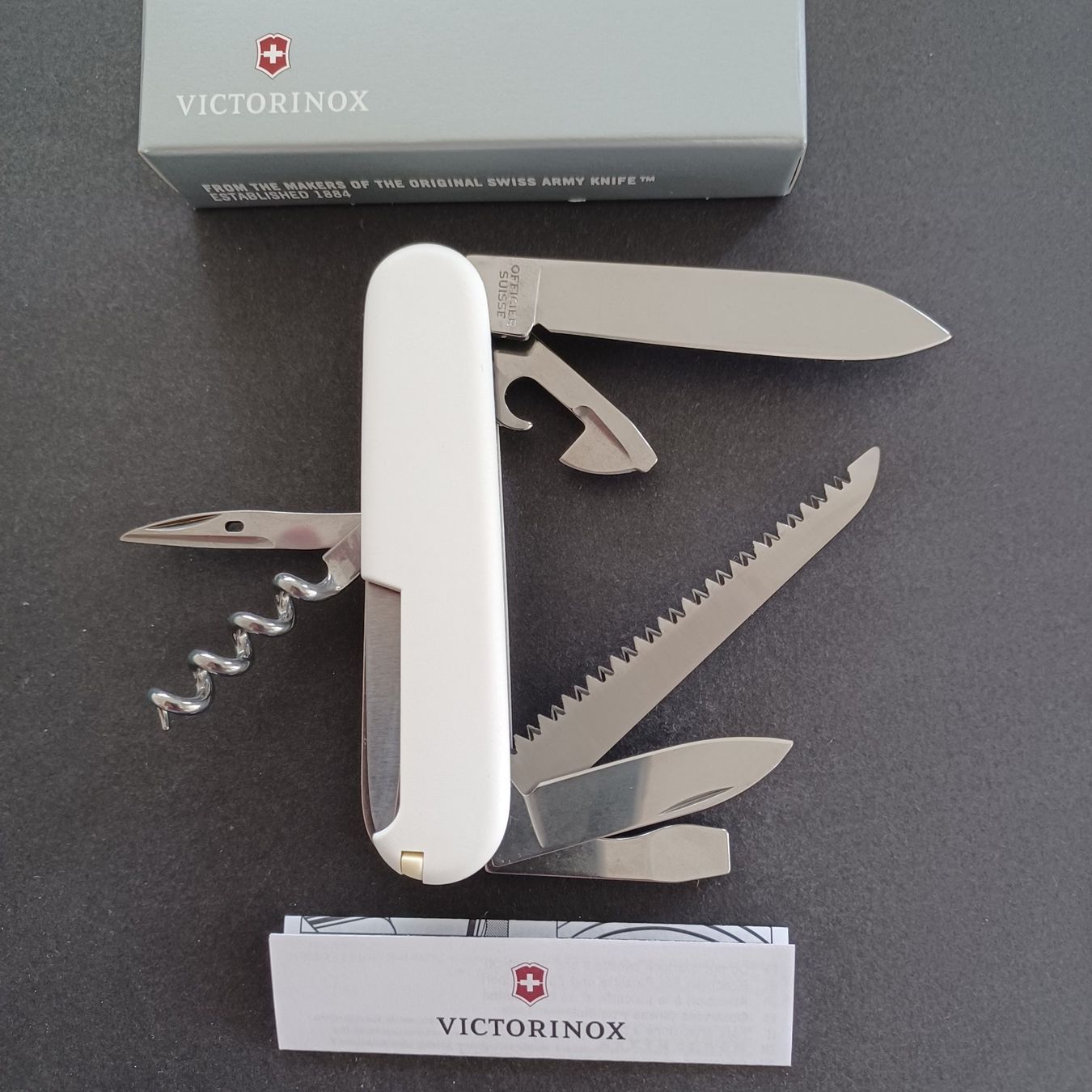 Victorinox Taschenmesser: Victorinox Camper Farbe Weiss – Neu (gemäss Beschreibung) aus Balgach von VicAlox 1